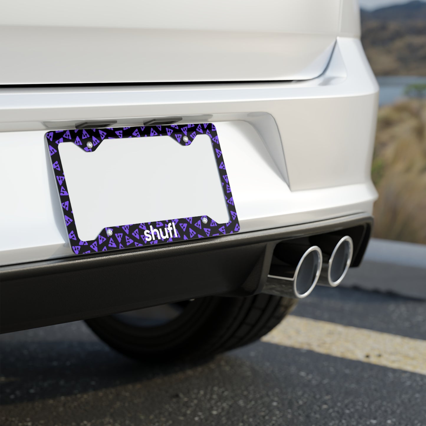 Shufl License Plate Frame